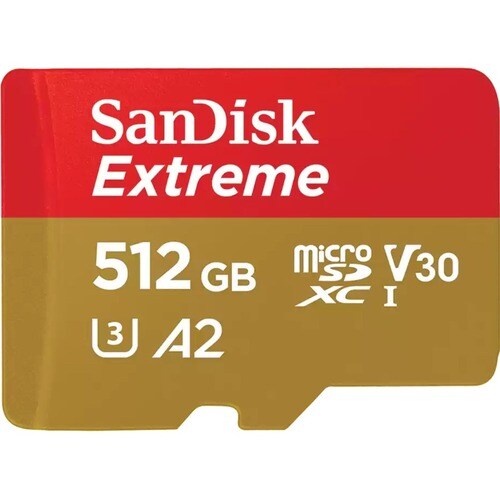 Sandisk Extreme microSDXC UHS-I Card - 512 GB