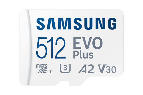 Samsung Micro SD msD/EVO PLUS 512GB Up to 160MB/