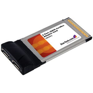 Startech.Com 2-port CardBus eSATA Laptop Controller Adapter