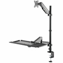 Neomounts desk mounted sit-stand (Screen