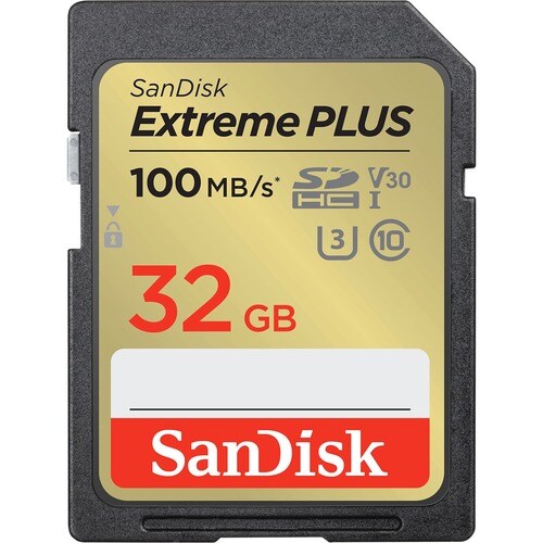 Sandisk Extreme PLUS 32GB SDHC Card - 32 GB