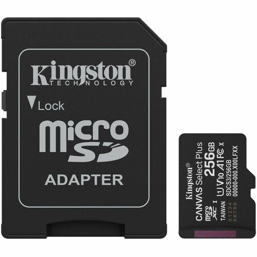 Kingston Canvas Select Plus 256GB microSDXC Card - 256 GB