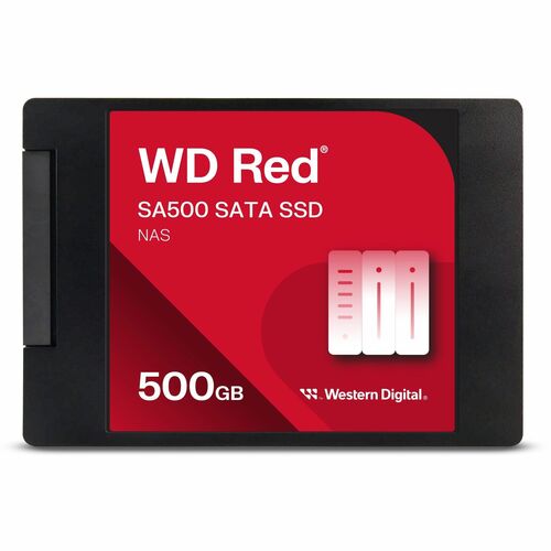 Western Digital Red SA500 NAS SATA SSD, 500GB - 500 GB