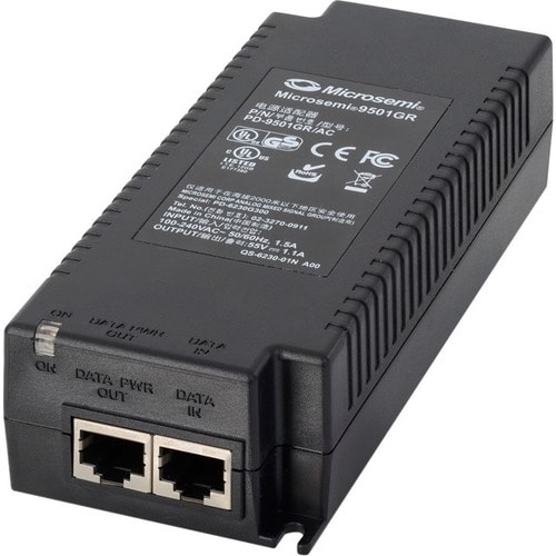 Microchip PD-9501GC Single-Port IEEE802.3bt 60W Gigabit PoE Midspan
