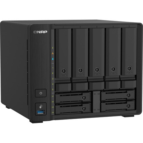 Qnap Compact 9-bay NAS with 10GbE SFP+ and 2.5GbE for Smoother File Applications