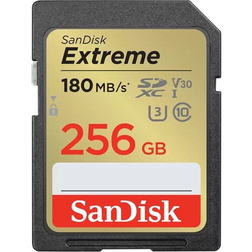 Sandisk Extreme SD UHS-I Card - 256 GB