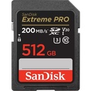 Sandisk Extreme PRO 512GB SDXC Card - 512 GB