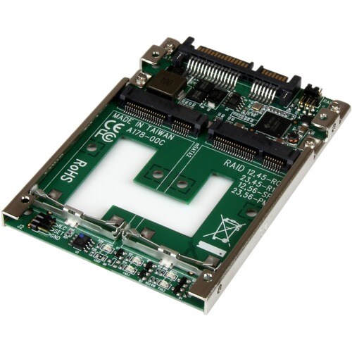 Startech.Com Dual mSATA SSD to 2.5" SATA RAID Adapter Converter