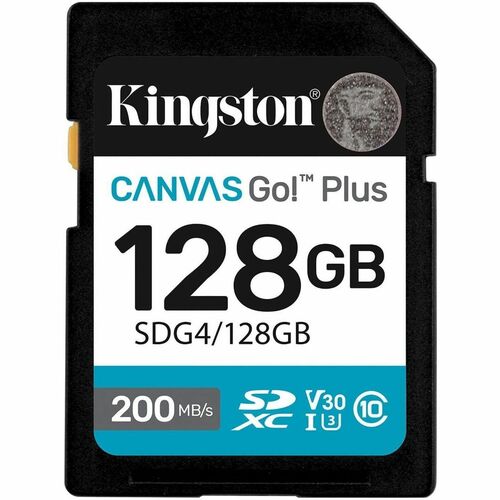 Kingston Canvas Go! Plus 128GB SDXC Card - 128 GB