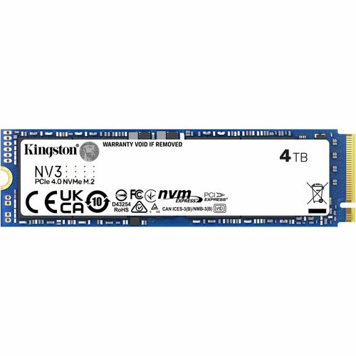 Kingston NV3 PCIe 4.0 NVMe SSD - 4 TB