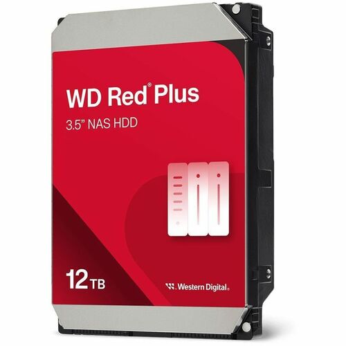 Western Digital Red Plus Internal NAS HDD 3.5" - 12TB - 12 TB