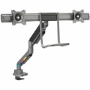 Kensington SmartFit Dual Monitor Arm with Crossbar and Handle