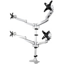 Startech.Com Quad-Monitor Mount - Full Motion - Premium