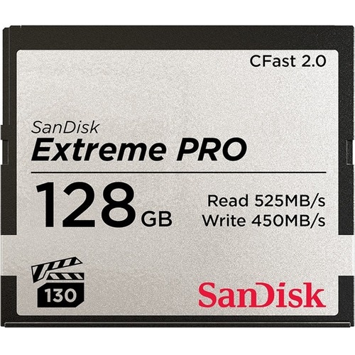 Sandisk Extreme PRO CFast 2.0 Memory Card - 128 GB