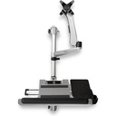 Startech.Com Wall-Mounted Computer Workstation - Single Monitor - Premium