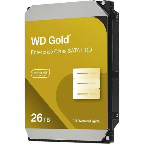 Western Digital Gold Enterprise Class SATA HDD - 26TB - 26 TB