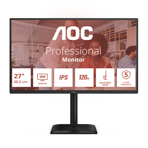 Aoc Q27E4U 27IN IPS QHD 2560x1440 120Hz Wid