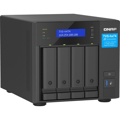 Qnap TVS-h474-PT-8G SAN/NAS Storage System
