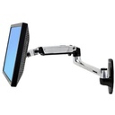 Ergotron LX Wall Monitor Arm (Polished Aluminum)