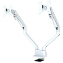 Neomounts Flat Scr Desk Mount White10-32