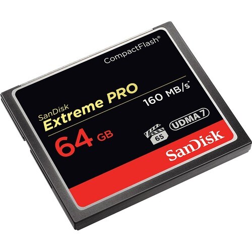 Sandisk Extreme PRO CompactFlash Memory Card - 64 GB