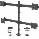 Startech.Com Desk-Mount Quad-Monitor Arm - Articulating - Heavy Duty Steel