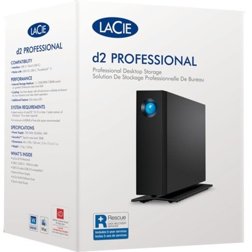 Lacie d2 Professional STHA20000800 Hard Drive - 20 TB