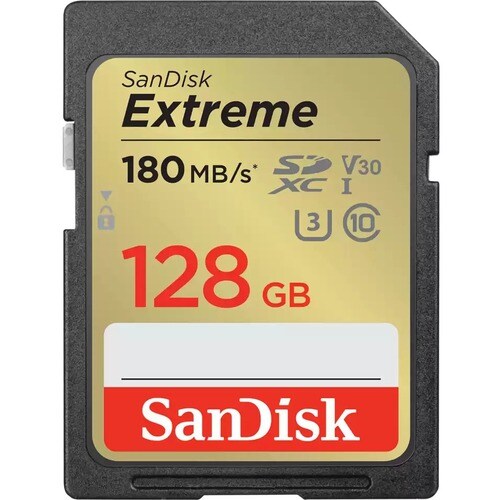 Sandisk Extreme SD UHS-I Card - 128 GB