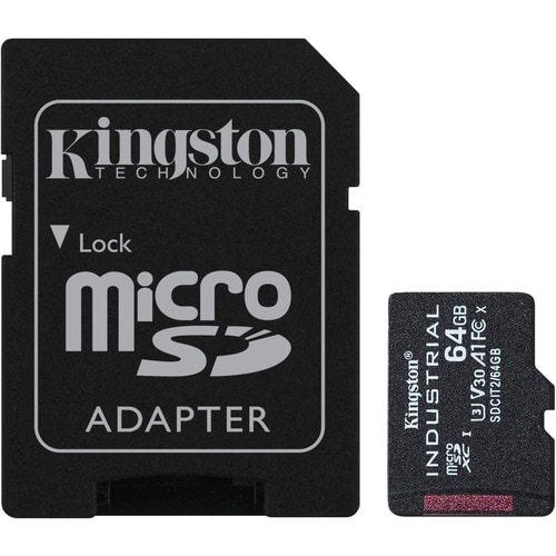 Kingston Industrial 64GB microSDXC Card - 64 GB
