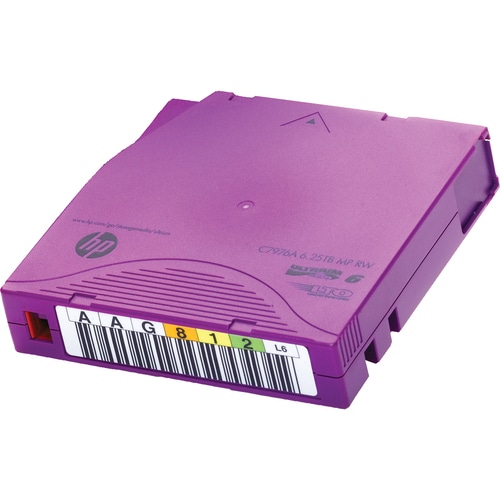 Hewlett Packard Enterprise LTO-6 Ultrium 6.25TB MP RW Custom Labeled Data Cartridge 20 Pack
