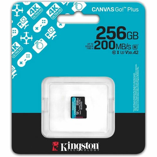 Kingston Canvas Go! Plus 256GB microSDXC Card - 256 GB