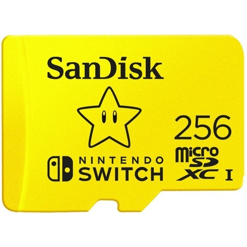 Sandisk Nintendo-Licensed Memory Cards For Nintendo Switch - 256 GB
