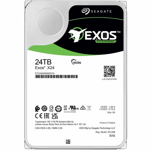 Seagate Exos X24 ST24000NM007H Hard Drive - 24 TB