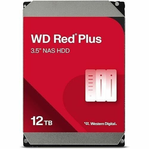 Qnap WD, HDD, Red Plus, SATA III, 3.5-inch, 12TB, WD120EFBX - 12 TB