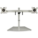 Startech.Com Dual-Monitor Stand - Horizontal - Silver