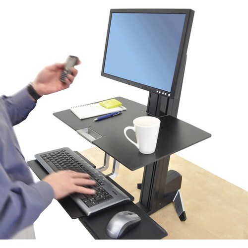 Ergotron WorkFit-S, Single HD with Worksurface+