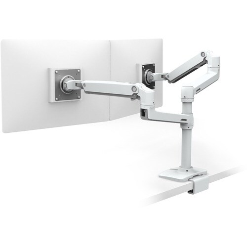 Ergotron LX Dual Stacking Arm with Under Mount C-Clamp