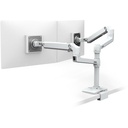Ergotron LX Dual Stacking Arm with Under Mount C-Clamp