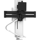 Ergotron TRACE Monitor Mount (white) with Slim-Profile Clamp