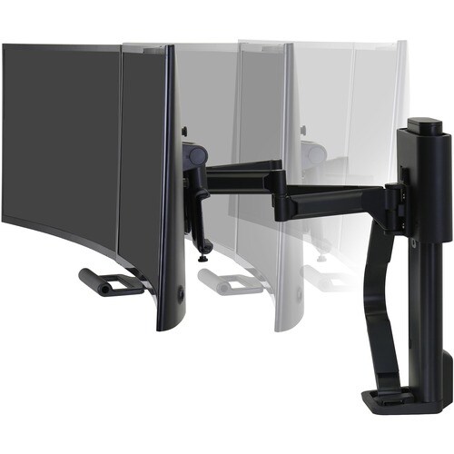 Ergotron TRACE Dual Monitor Mount (matte black)