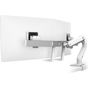 Ergotron HX Desk Dual Monitor Arm with Under Mount C-Clamp