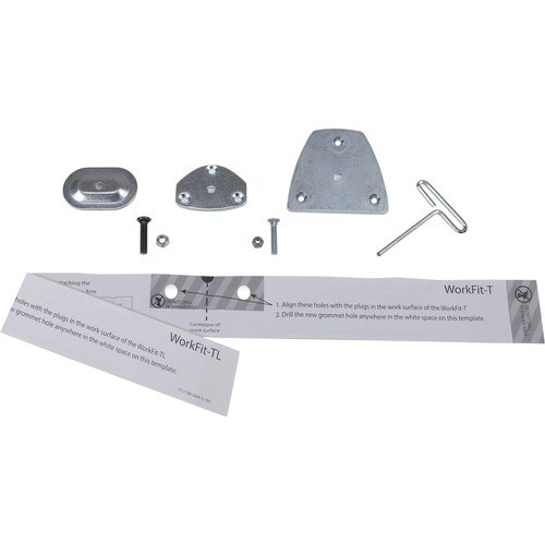 Ergotron LX Arm Grommet Mount for WorkFit-T/TL