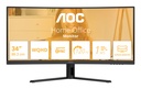 Aoc CU34B3E 34IN DOCK VA Curved UWQHD 1ms