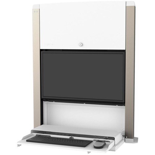 Ergotron CareFit Enclosure (White) Wall-Mount Computer Workstation