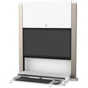 Ergotron CareFit Enclosure (White) Wall-Mount Computer Workstation