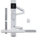 Ergotron LX Wall Mount System (white) Keyboard & Monitor Mount
