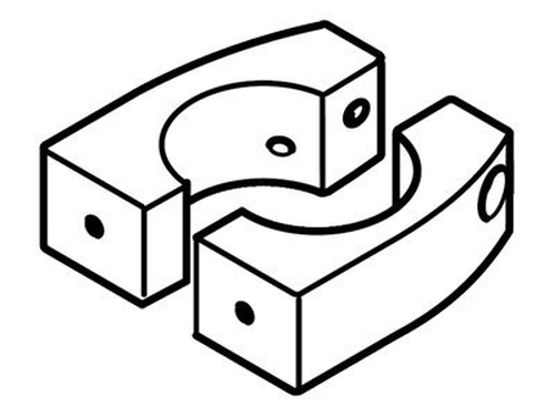 Ergotron Split Pole-Mount Bracket