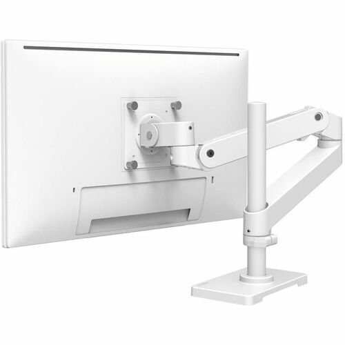 Ergotron LX Pro Desk Monitor Arm, Tall Pole (White) Single Monitor Mount