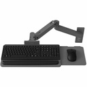 Ergotron LX Pro Wall Keyboard Arm (Dark Grey) Adjustable Keyboard Mount