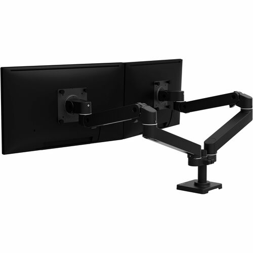 Ergotron LX Pro Dual Side-by-Side Arm (Black) Two Monitor Mount